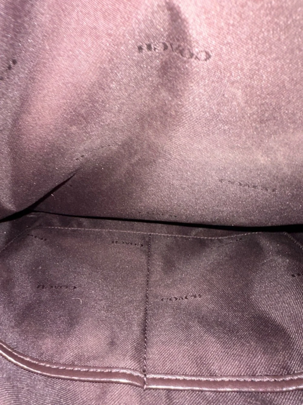 Coach Black Leather Backpack with Gold Accents - Picture 9 of 10